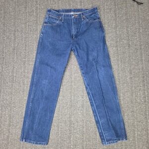 Wrangler 13MWZ Jeans Mens 32x30 Blue Classic Cowboy Cut Denim Western Cowboy